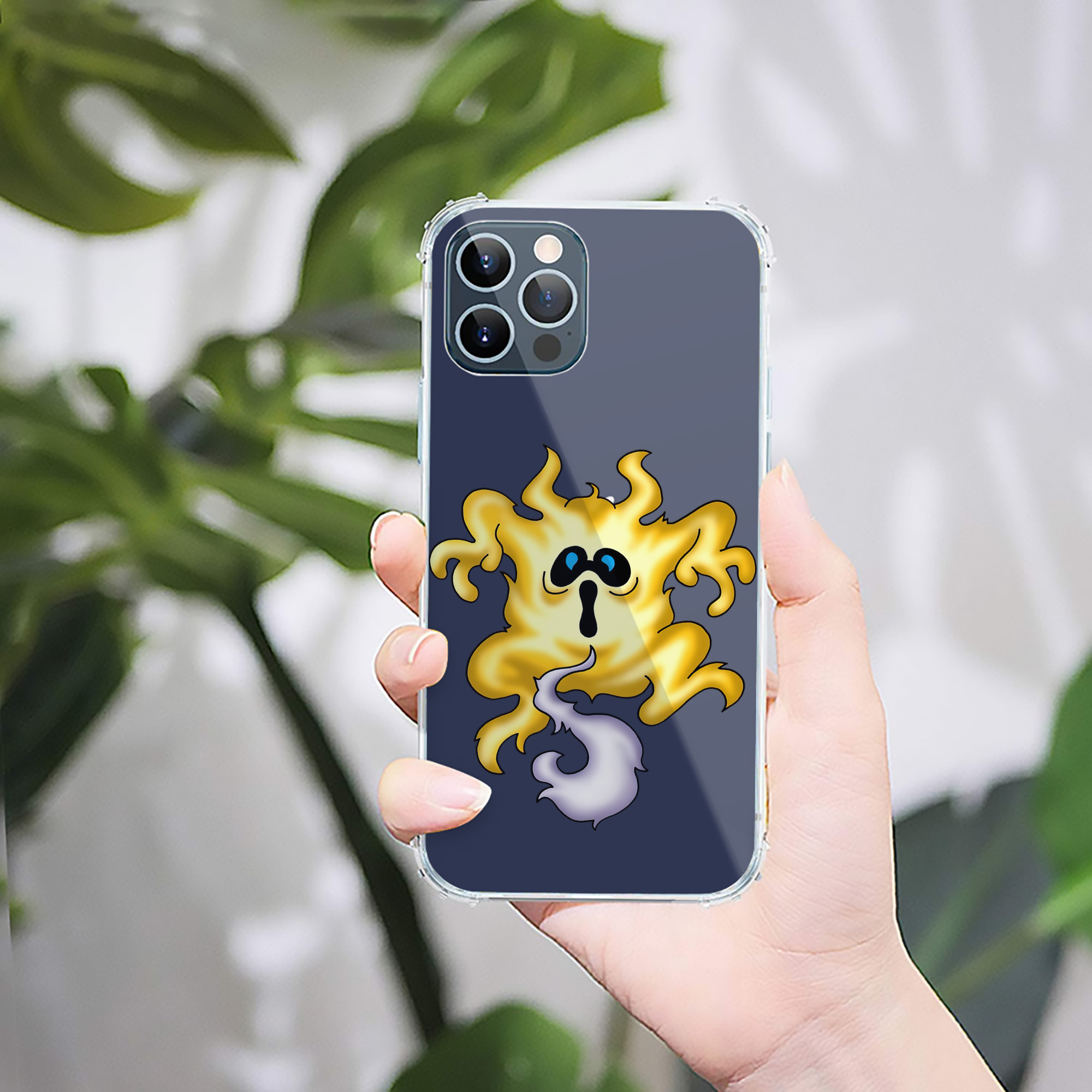 （画像用） ドラゴンクエスト Doragon Kuesuto Dragon Quest 【iPhone 12シリーズ対応】透明スマホケース（クリアソフトケース）